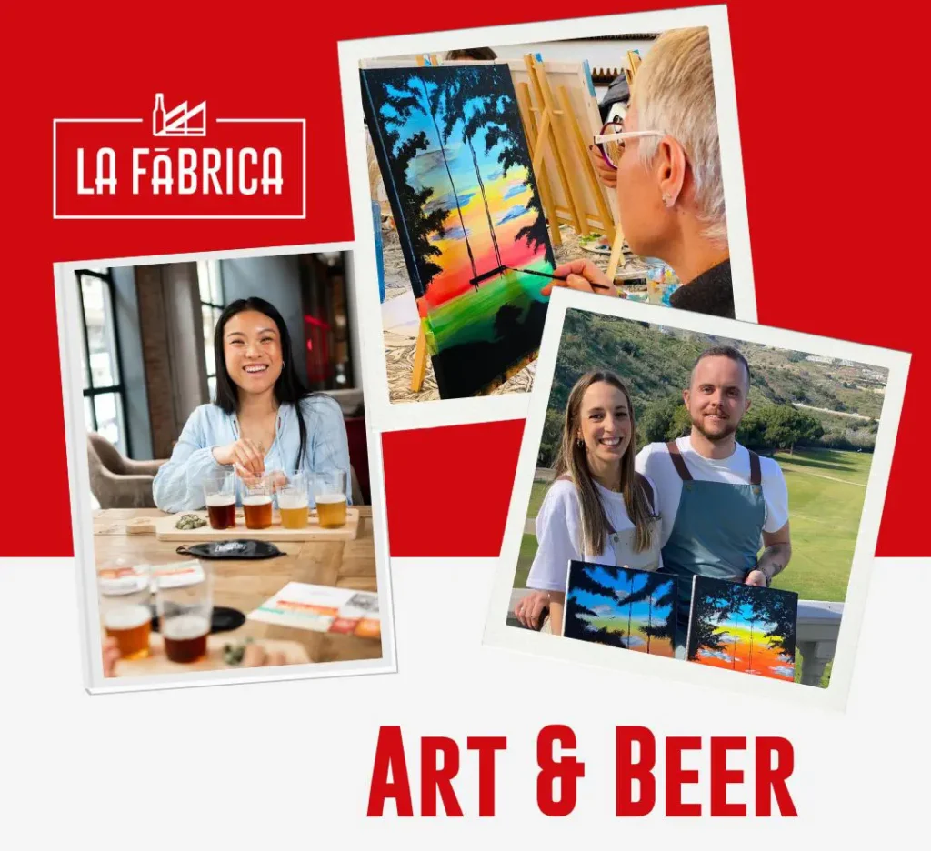 Disfruta del arte y de una buena cerveza
