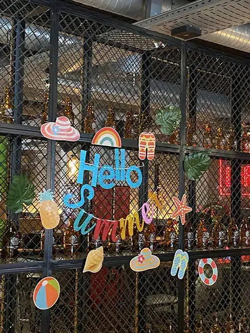 Decoración Summer Party 2025 de La Fabrica