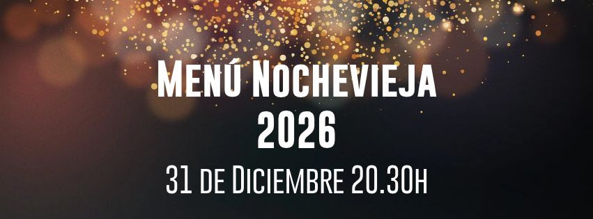 Menú de Nochevieja 2026 en La Fábrica, 31 de diciembre a las 20:30 h